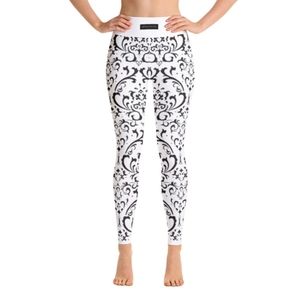 ❤ Bena & Eva Yoga Leggings Pattern White